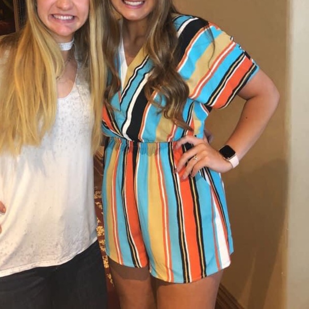 Multicolored romper